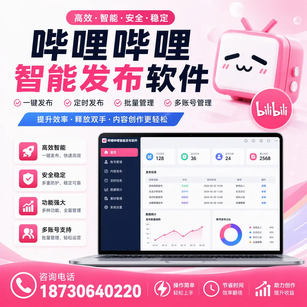 提升内容质量的秘诀:哔哩哔哩智能发布软件在 铁岭 的应用